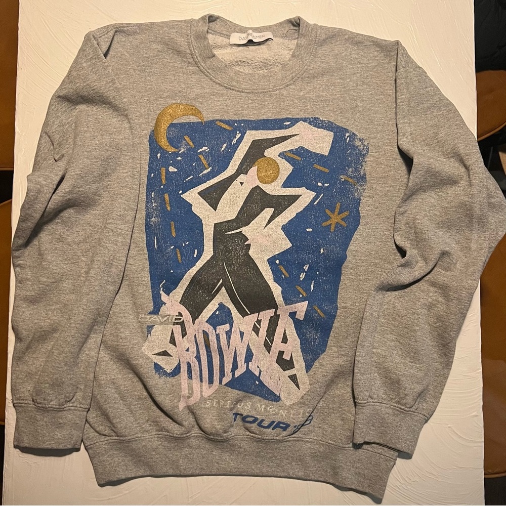 Daydreamer Bowie Tour Sweatshirt - Small - Picture 4 of 9